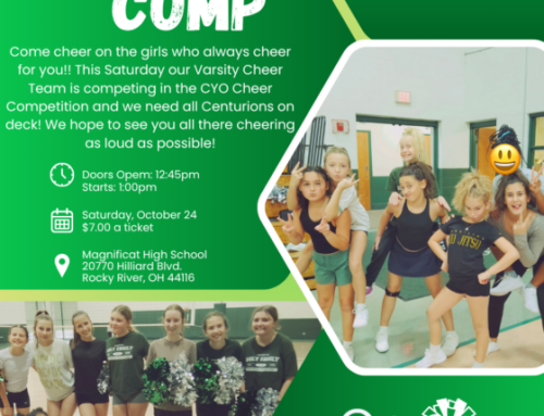 Varsity Cheer is competing!